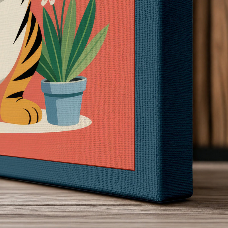 Print, 36x24 - 91.4 x 61.0 cm, Teal Border