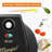 Commercial Chef Pizza Maker with Variable Temperature, 12-inch, Black