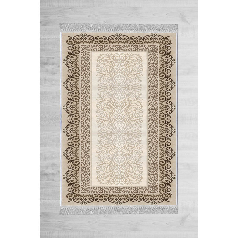 Luxurious Velvet Area Rug (4.6 x 7.2 ft), 100% Antibacterial Fabric, Non-Slip Cotton Backing, Pile Height: 0.4 in | Machine Washable, 3D Digital Print Design | Perfect for Living Room & Bedroom Decor, Soft & Durable