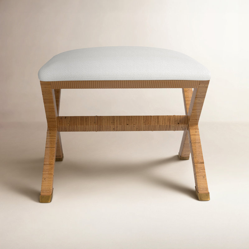 Petit banc en rotin Caserta