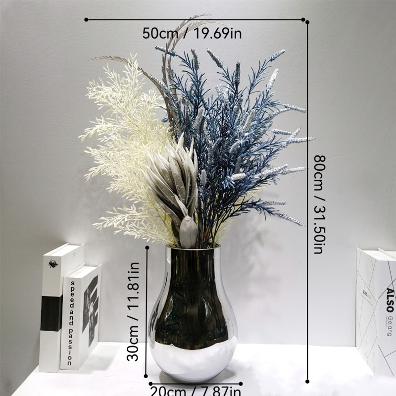 Ensemble de fleurs simulées