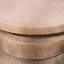 Round Wood Coffee Table - 31.3" Natural Finish, Modern Living Room Accent Table