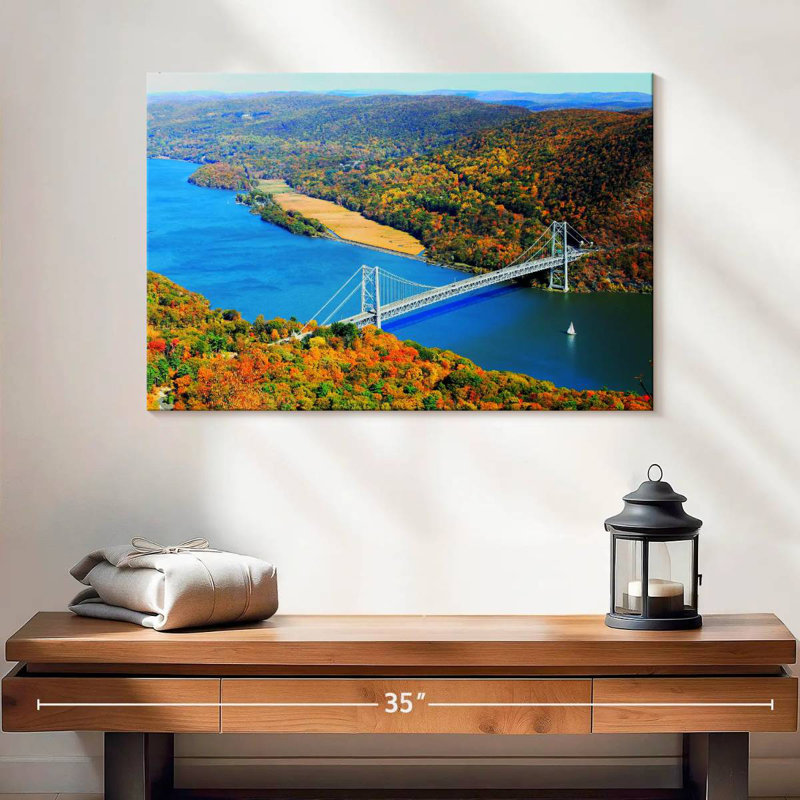 Alvord Fall Bear Mountain Bridge, 16" H x 24" W