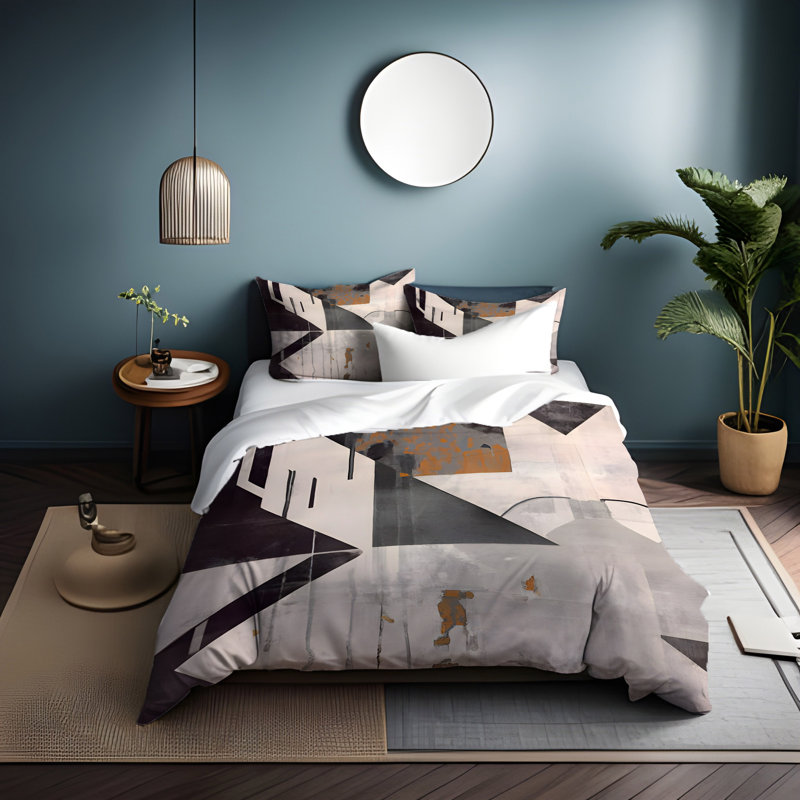 Literie , Housse de couette simple + 1 taie décorative pour