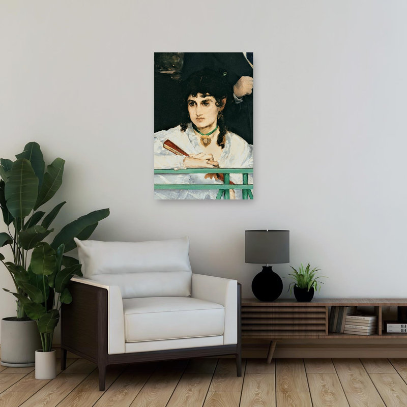 The Balcony, 1868-9 Impressionist Abstract Contemporary Portrait Wall Art Print - Print, 91.44cm H x 60.96cm W