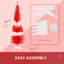 Arbre de Noël rouge 5 pi-39763608-39763610