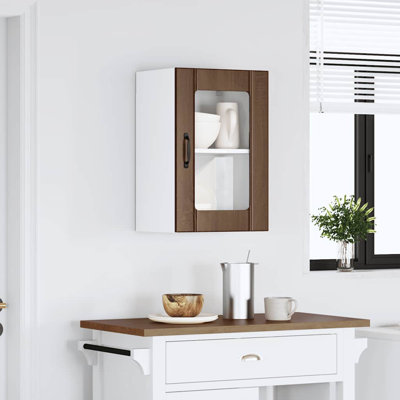 Kitchen Wall Cabinet With Glass Door Lucca