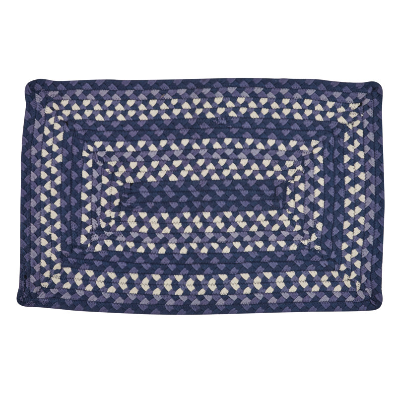 Riskin Cotton Geometric Indoor Rug, Rectangle 1'8" x 2'6"