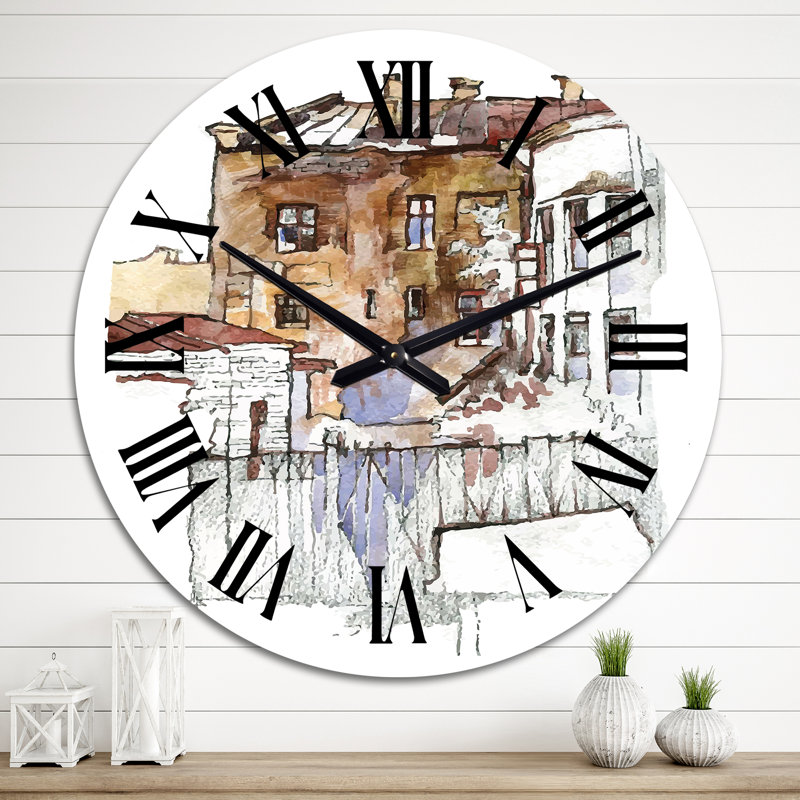 Horloge murale très grande, Moyen