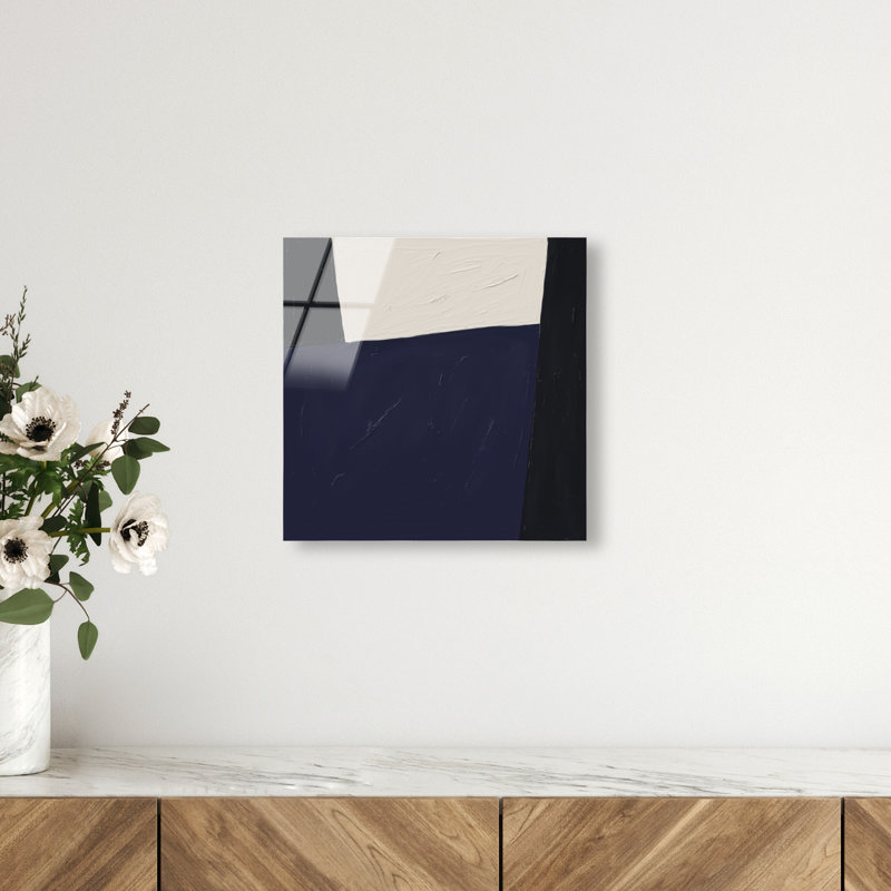 In Blue II Print by Oliver Gal, 12"H x 12"W, High-Gloss Acrylic Print