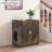 Modern Litter Box Enclosure Furniture with Adjustable Shelf and Storage-1029351092-1022464845