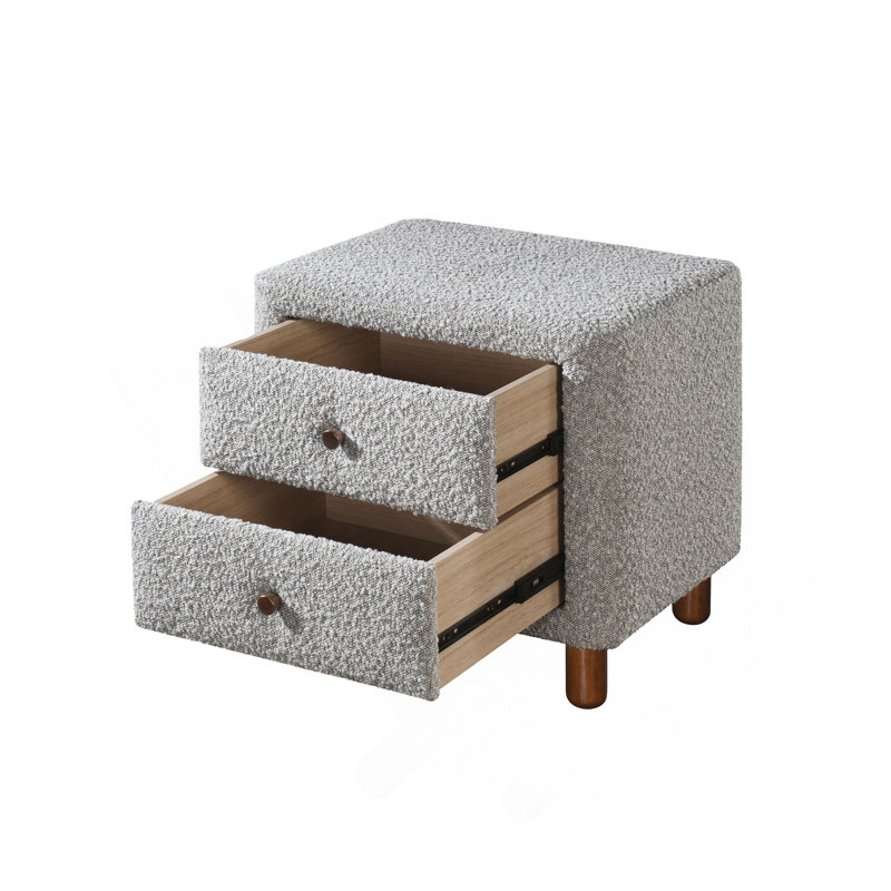 Table de chevet Grey Boucle