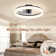 Ceiling Fans With Lights Remote Control, 6 Speeds And Dimmable Modern Smart Ceiling Fan Light