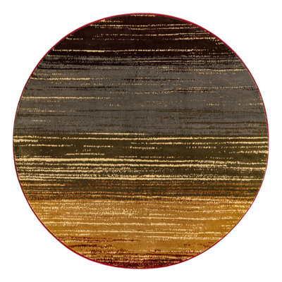 Tapis beige / rouge Ivetta