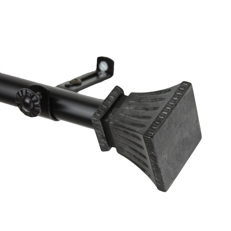 Tringle à rideaux simple Spenser, Noir, De 28 po à 48 po de largeur