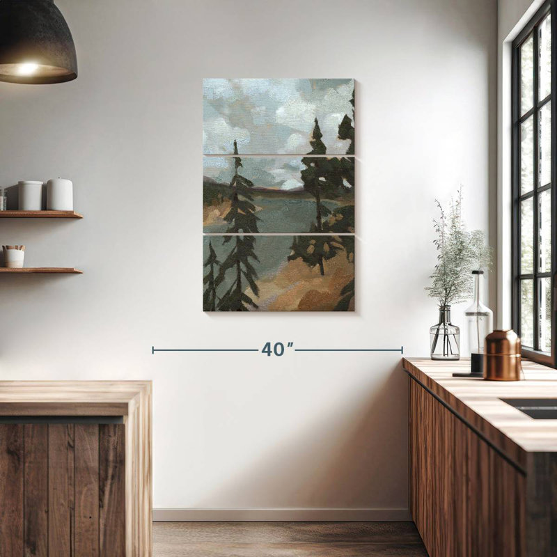 Alvord Yellowstone River I, H 38 po x l 24 po