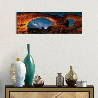 Moab's Arches With Stars- Gallery-Wrapped Canvas Giclée