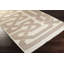 Tapis brun / taupe en laine tissé à la main Alameda-20545435