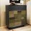 Mid Century Solid Wood Living Room Storage Cabinet