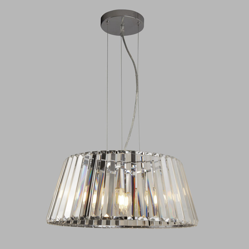 Armory 5-Light Dome Chandelier, Chrome