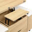 Table basse multifonctionnelle à plateau relevable avec rangement dissimulé et tabourets, table centrale moderne avec 4 tabourets et roulettes-1790722848-1790722849