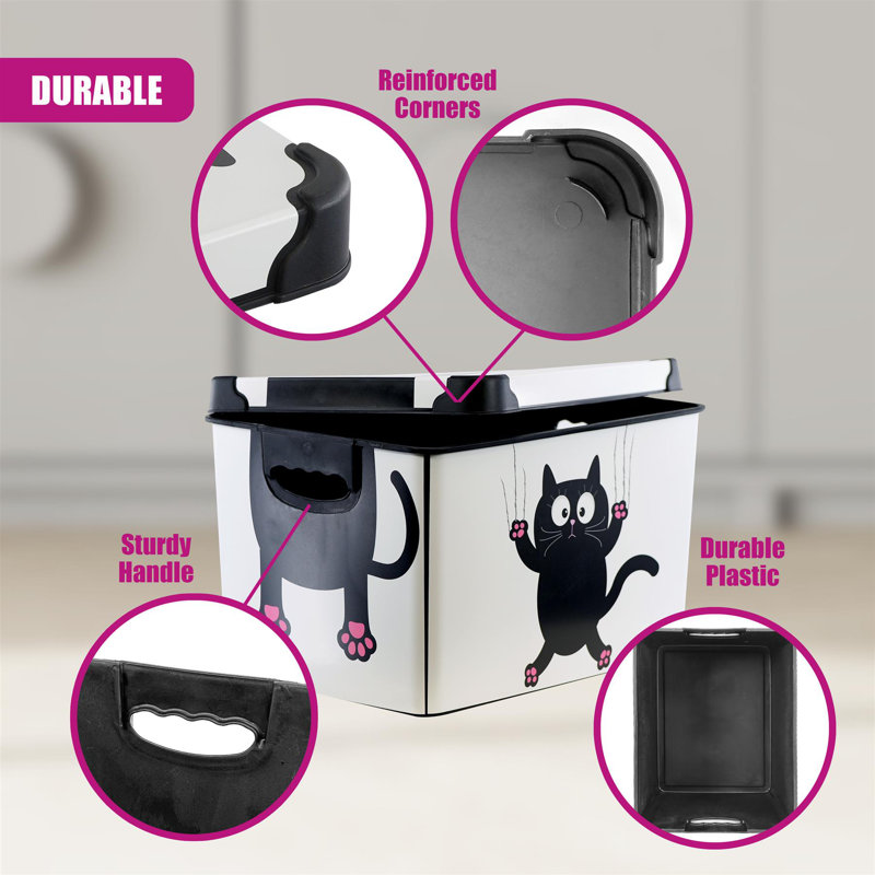 17 Stories Plastic Storage Tub & Tote