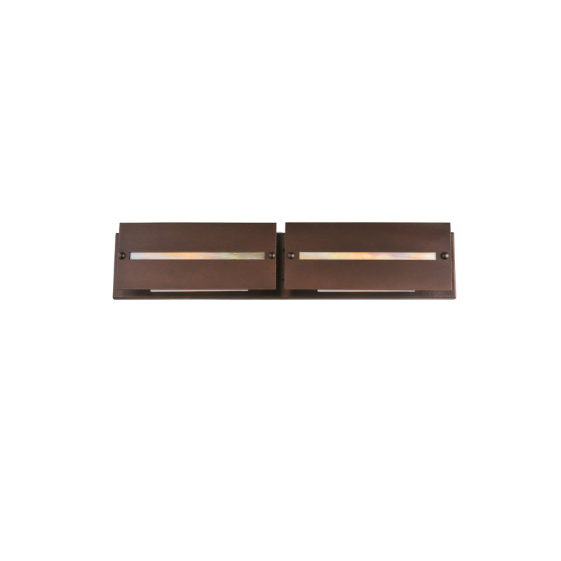 Moss Creek Creekside 2 - Light Dimmable Bath Bar, Brown