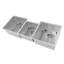 DuraSnow® ZLINE 45" Breckenridge Undermount Triple Bowl Fingerprint Resistant Stainless Steel Kitchen Sink with Bottom Grid-974057330