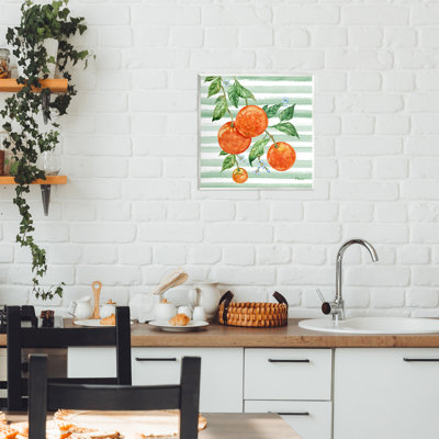 Plaque murale vigne orange juteuse, design par Paul Brent