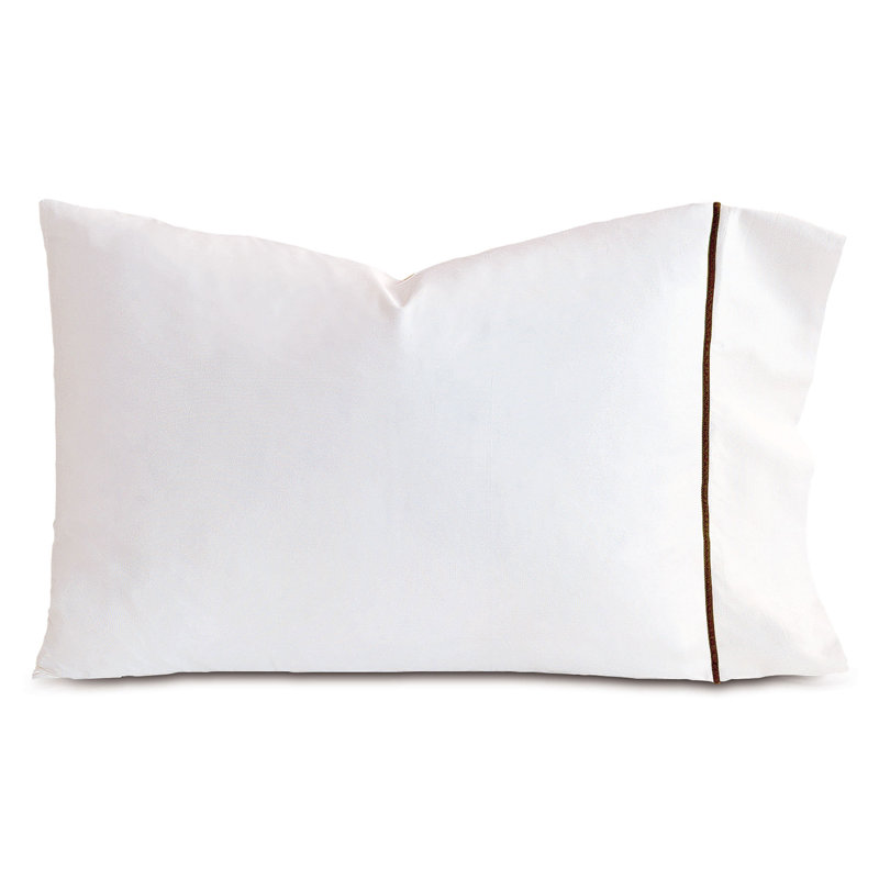 Linea Egyptian Cotton Sateen, Walnut, Standard Pillowcase