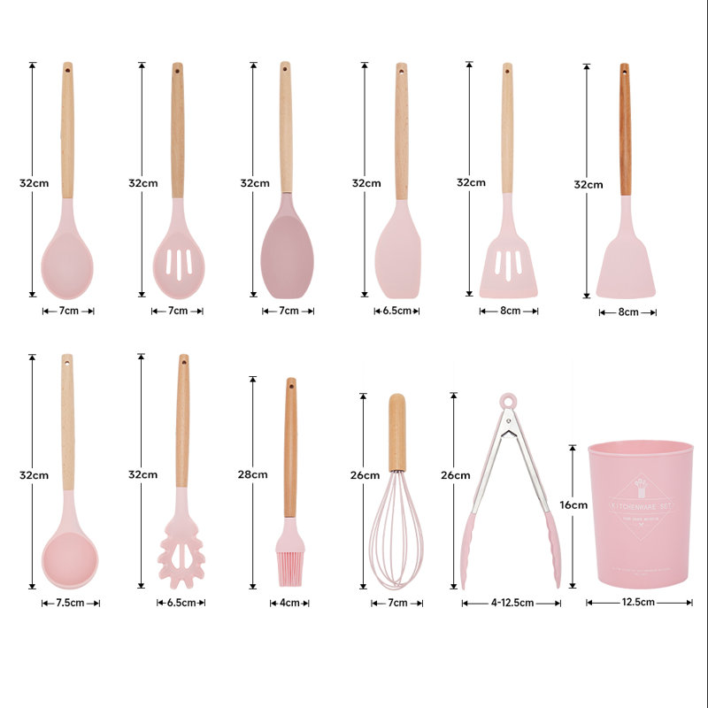 Plastic Utensil Storage Set