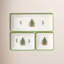 Christmas Tree 3PC NESTING TRAYS TRADITIONAL