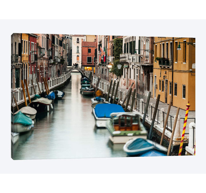 «Italy, Venice VII» par Mikolaj Gospodarek, reproduction d'art graphique sur toile, H 8 po x l 12 po x P 0,75 po
