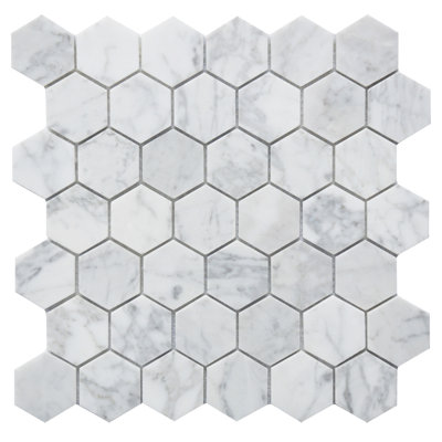 Carrara Marble Mosaic - Rockart