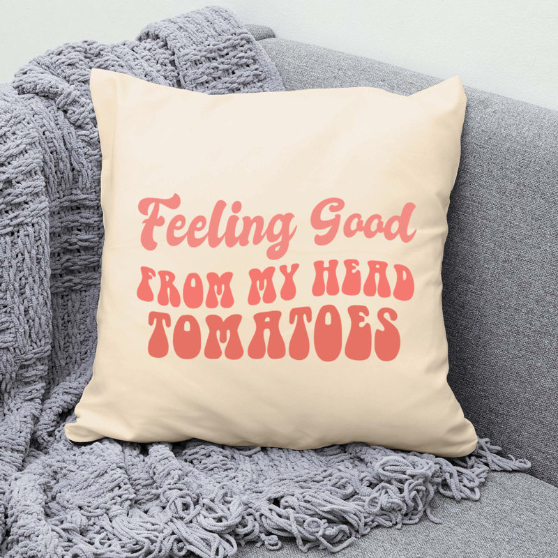  Throw Pillow, 18"H x 18"W