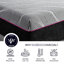 Matelas pour grand lit 11 po avec housse respirante - Support confortable et durable en mousse de 11 po