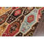 Tapis rouge / brun en laine touffeté à la main Adilet-23243950