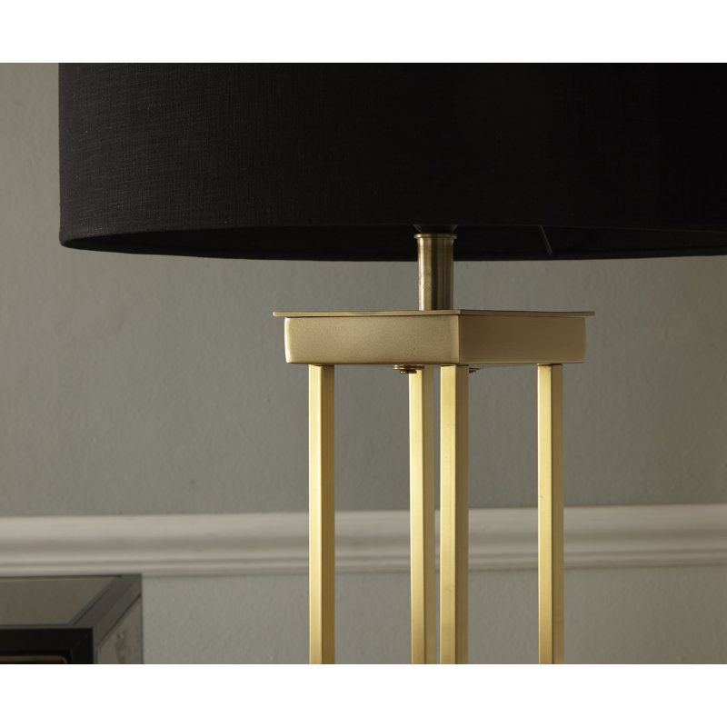 Aidric 139cm Brass Traditional Floor Lamp
