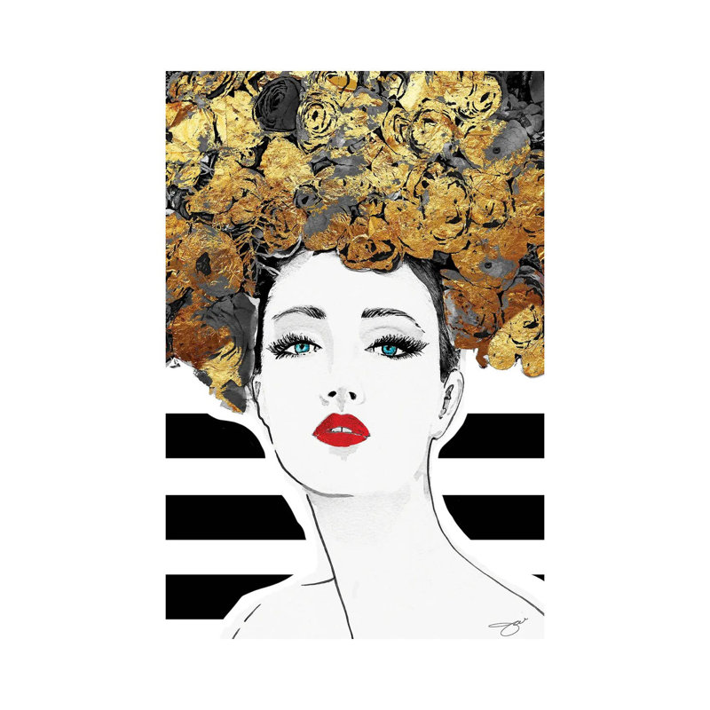 Beautiful by Studio One - Gallery-Wrapped Canvas Giclée on Canvas, Canvas, 20.32 cm H x 30.48 cm W