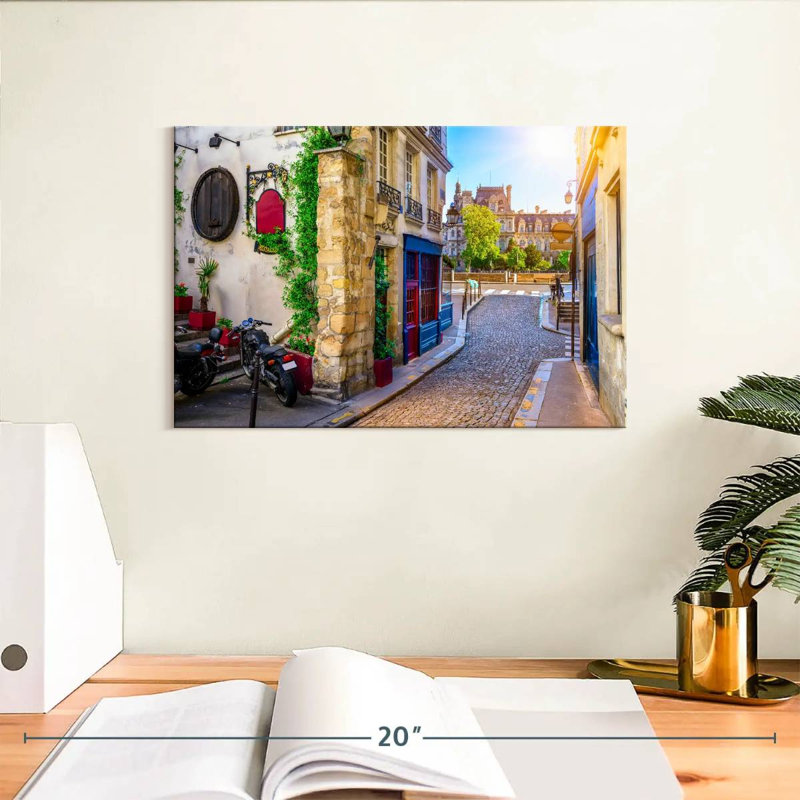 Ravi, vieille rue parisienne, H 8 po x l 12 po