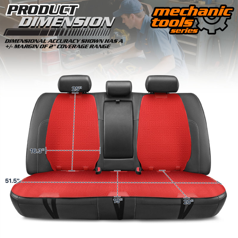 Coussins de siège Protex Series, ensemble de protection pour siège d'auto sans siège, VUS universel pour voitures et camions