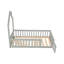 Pine Wood House-Shaped Bed Frame