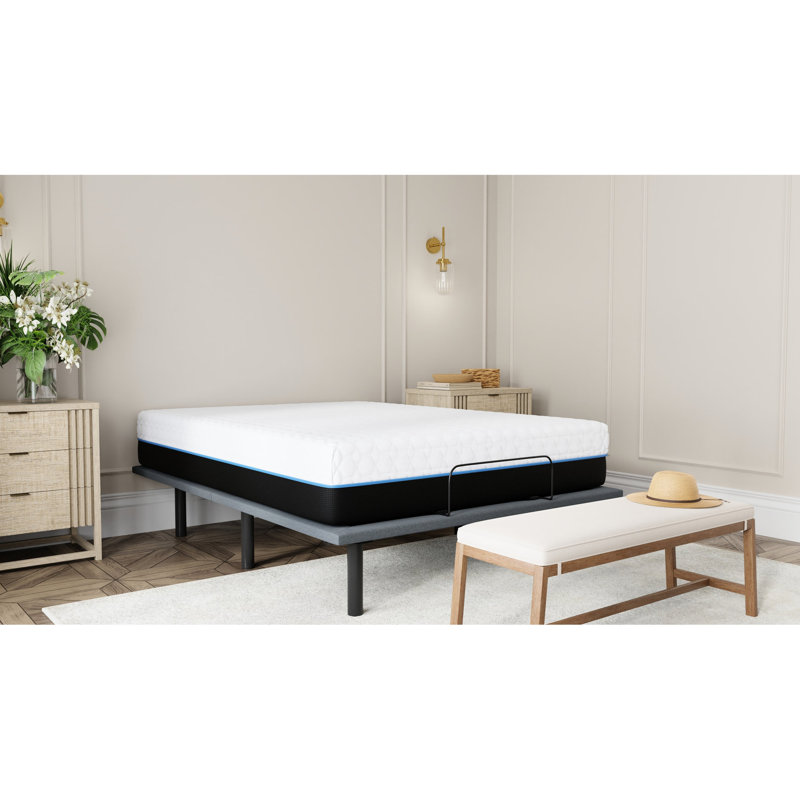 Copper Mattress King Size - 12" With Gel & Memory Foam Comfort Layers And Cooling Fabric Ventilated Support, King