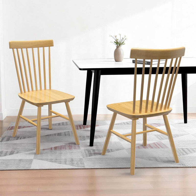 Ensemble de 8 chaises de salle à manger Windsor, Wood, 8