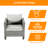 Tostvale Wicker 5 - Person Patio Conversation Set with Cushions-1086514789-1086514790