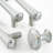 New Collection  1 1/10" Length Geometric Square Knob Multipack-98372824