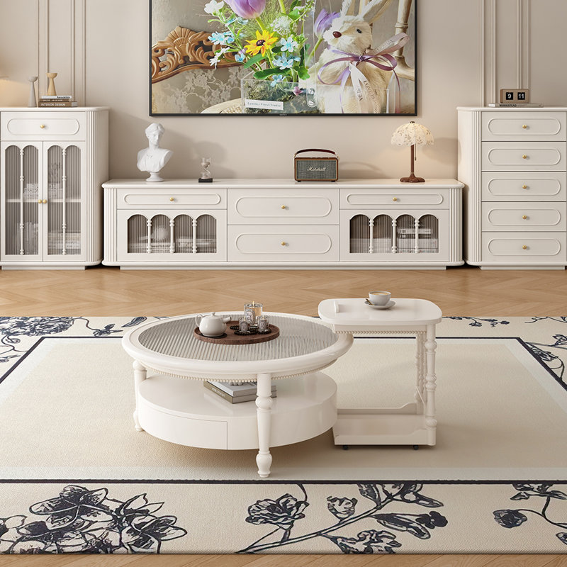 Meuble télé 94,49 po, H 23,62 po x L 94,49 po x l 15,75 po