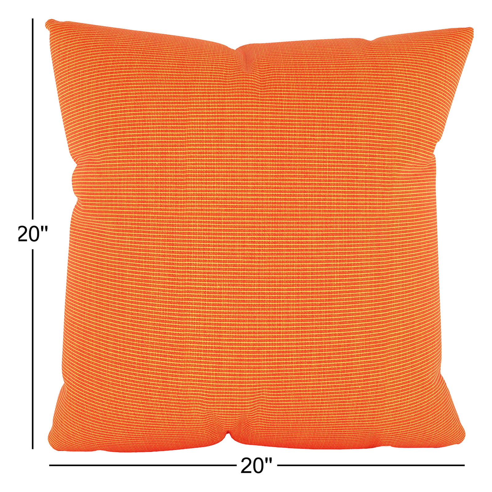 Indoor/Outdoor Throw Pillow, Square 20", Spectrum Indigo Sunbrella® Plainweave