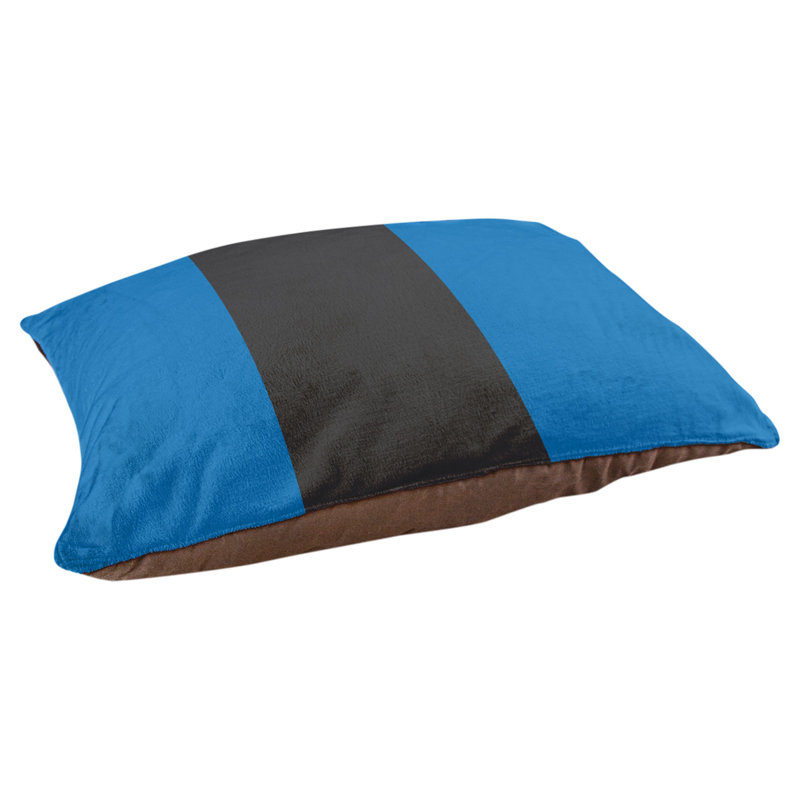 Coussin Golden State, Moyen (l 28 po x P 18 po x H 9,5 po), Bleu royal / ardoise