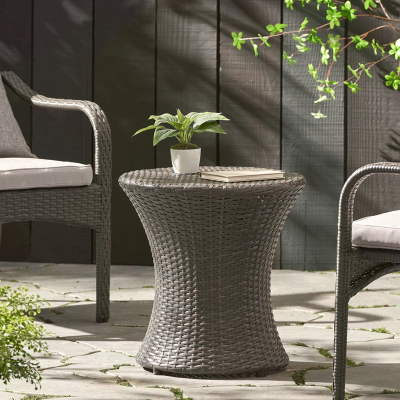 Table de sablier (sans plateau en verre), Gris